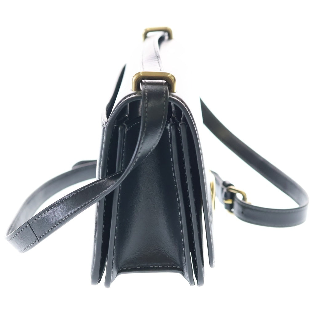 COACH(コーチ) バンディット ショルダーバッグ ミニバッグ ブラック レザー ゴールド金具 レディース