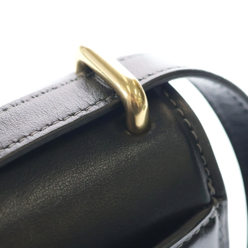 COACH(コーチ) バンディット ショルダーバッグ ミニバッグ ブラック レザー ゴールド金具 レディース