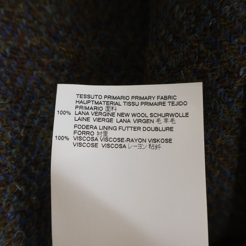 Maison Margiela 4(メゾンマルジェラ) 17AW ウールツイード スリット ロングスカート ブラウン レディース S51MA0281 S48070