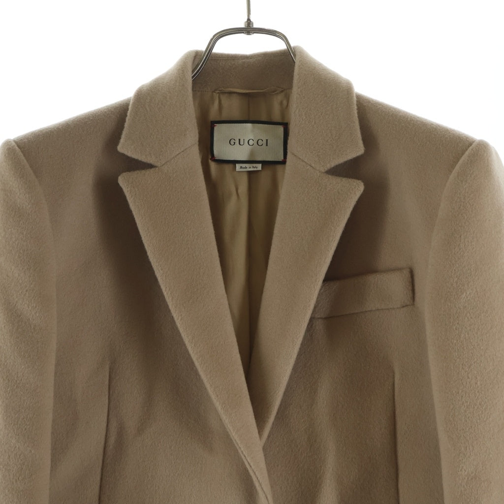 GUCCI(グッチ) ウールチェスターコート ベージュ #44 レディース