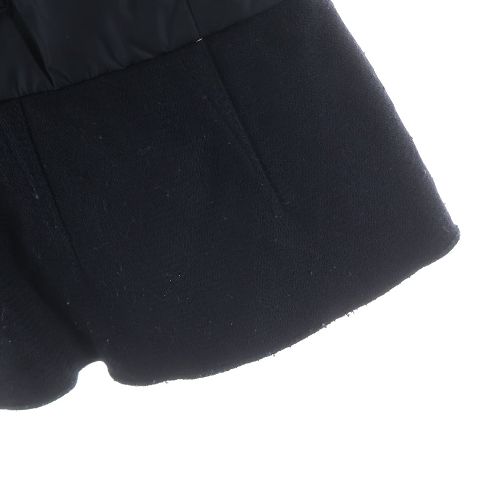MONCLER(モンクレール) 16AW NESEA ネセア ウール切り替え ダウンジャケット ブラック レディース B20934588085 54155