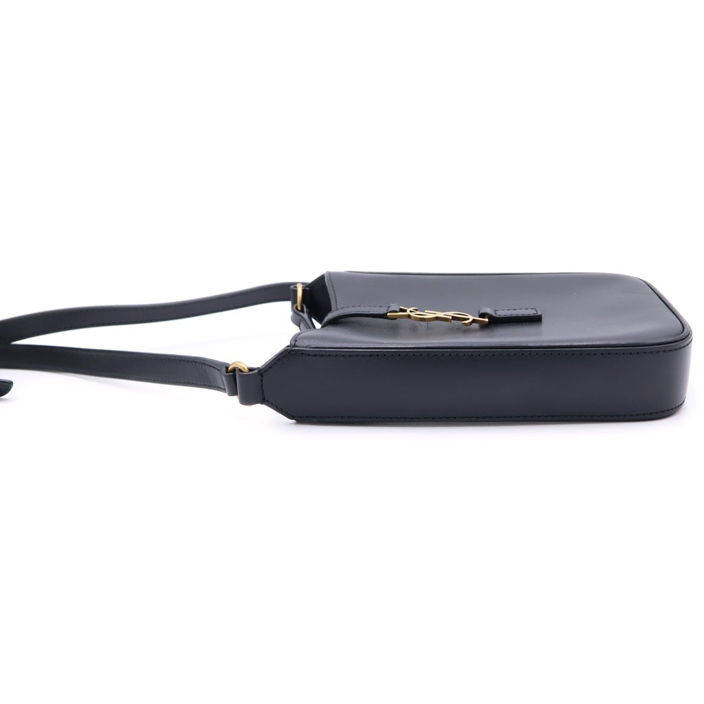 SAINT LAURENT PARIS(サンローランパリ) サンローラン ショルダーバッグ ミニバッグ フォンショルダー ブラック カーフスキン 735214 ゴールド金具 レディース