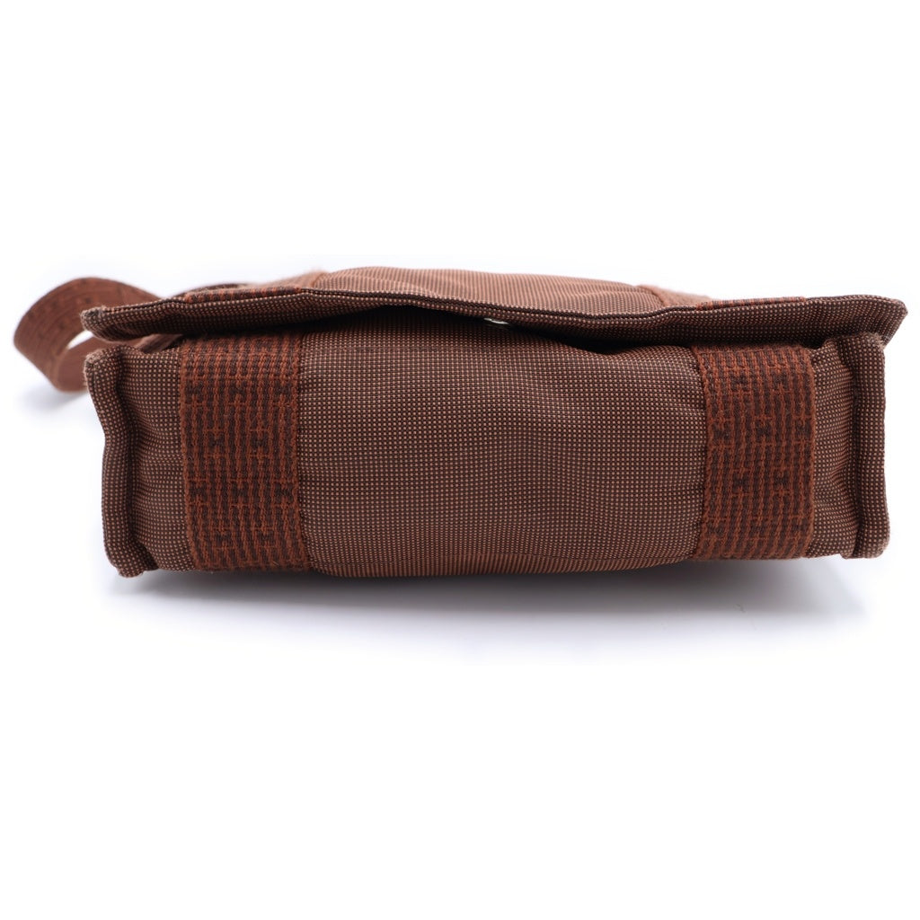 HERMES(エルメス) エールライン ショルダーバッグ ブラウン シルバー金具 レディース