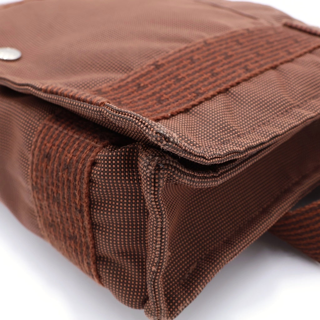 HERMES(エルメス) エールライン ショルダーバッグ ブラウン シルバー金具 レディース