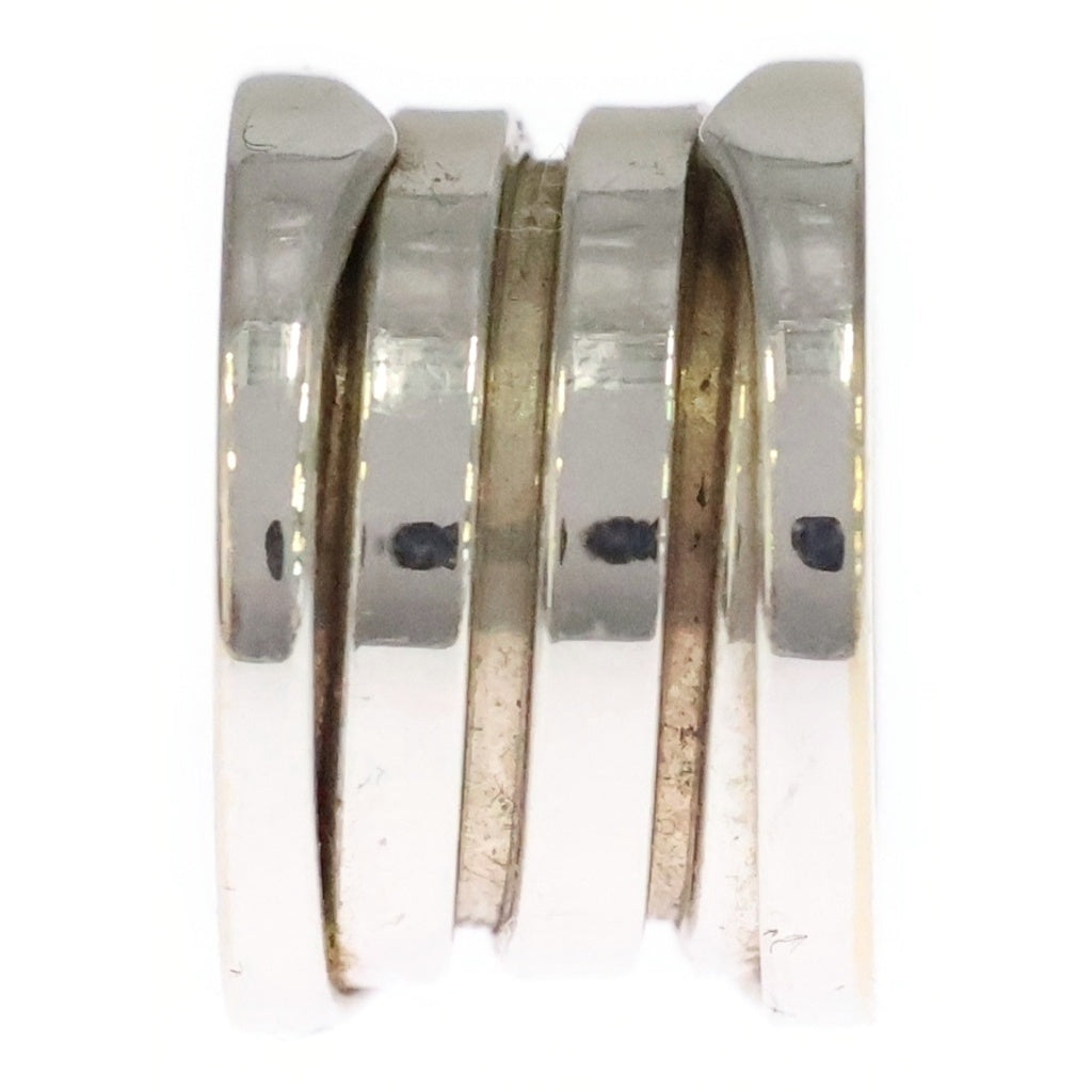 BVLGARI(ブルガリ) ビーゼロワン ネックレストップ ペンダントトップ シルバー 2バンド K18WG 6.0g レディース