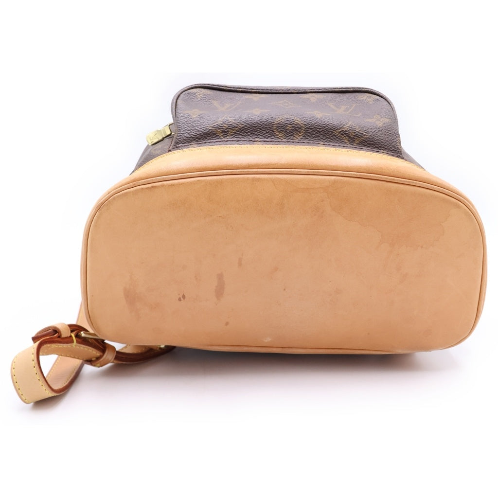 LOUIS VUITTON(ルイヴィトン) モノグラム モンスリMM M51136 ブラウン PVC バックパック リュックサック レディース