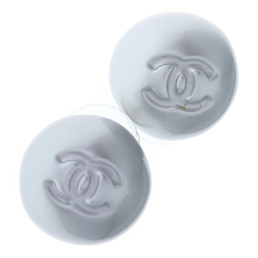 CHANEL(シャネル) ココマーク フェイクパール ビッグパール ピアス B25C シルバー