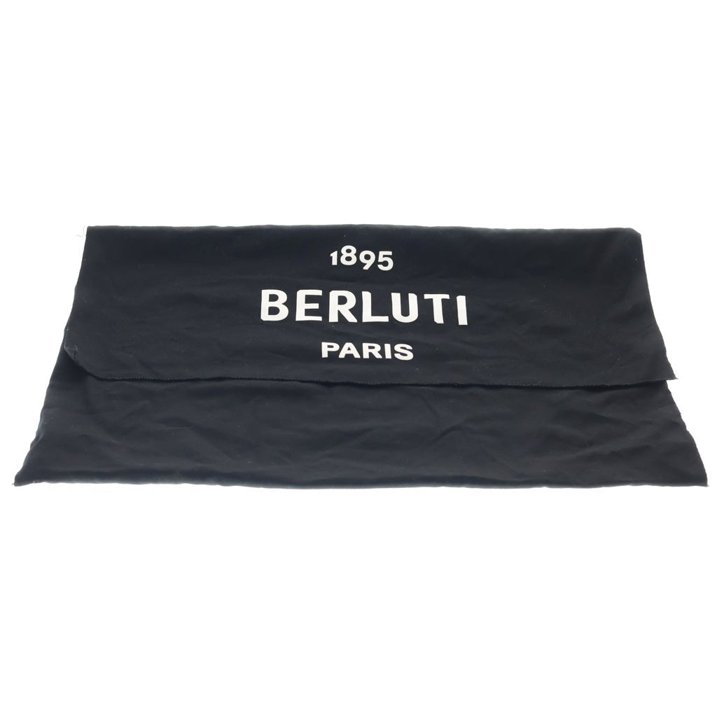 Berluti(ベルルッティ) トゥジュール ガリバー 2WAYバッグ ハンドバッグ ショルダーバッグ カーキ グリーン レザー シルバー金具 レディース