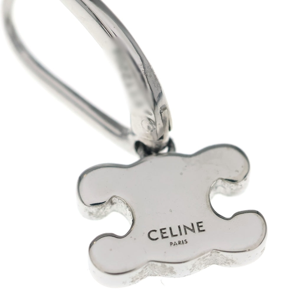 CELINE(セリーヌ) トリオンフ ラインストーン ピアス シルバー レディース