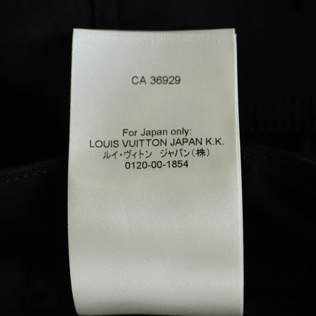 LOUIS VUITTON(ルイヴィトン) 24AW モノグラム フロック フロッキープリント カーゴ ハーフ ショートパンツ ショーツ ブラック RM242MQ FUG HRP43W