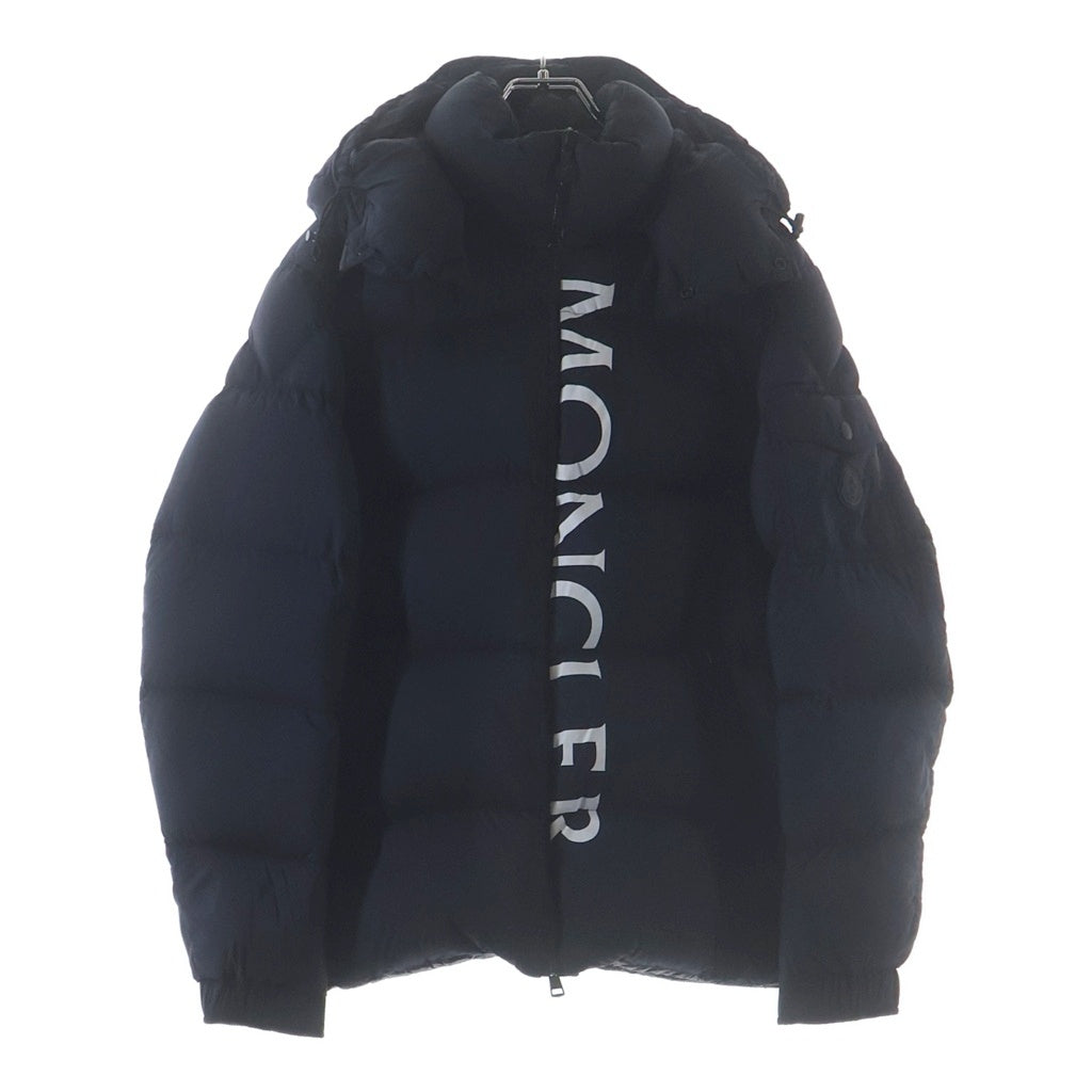 MONCLER(モンクレール) 20AW MAURES ロゴプリント ダウンジャケット ブラック F20911B54410 53333