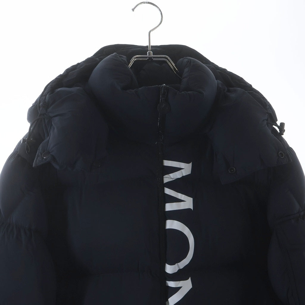 MONCLER(モンクレール) 20AW MAURES ロゴプリント ダウンジャケット ブラック F20911B54410 53333