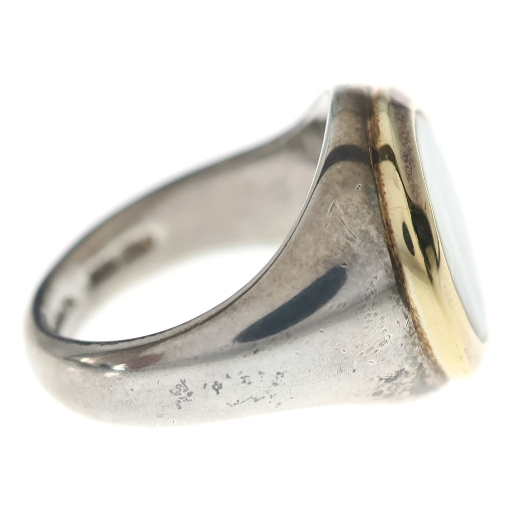 TIFFANY & Co.(ティファニー) シェル リング ゴールド×シルバー SV925×750 #9 レディース