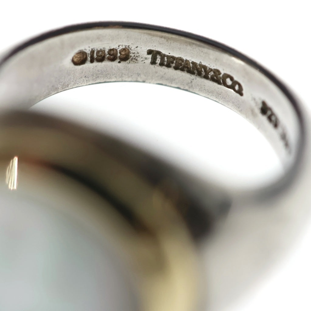 TIFFANY & Co.(ティファニー) シェル リング ゴールド×シルバー SV925×750 #9 レディース