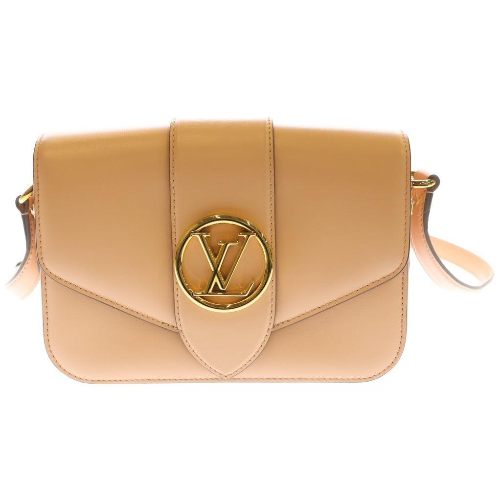 LOUIS VUITTON(ルイヴィトン) LVポンヌフ ショルダーバッグ ピンク レザー M57325 ゴールド金具 レディース