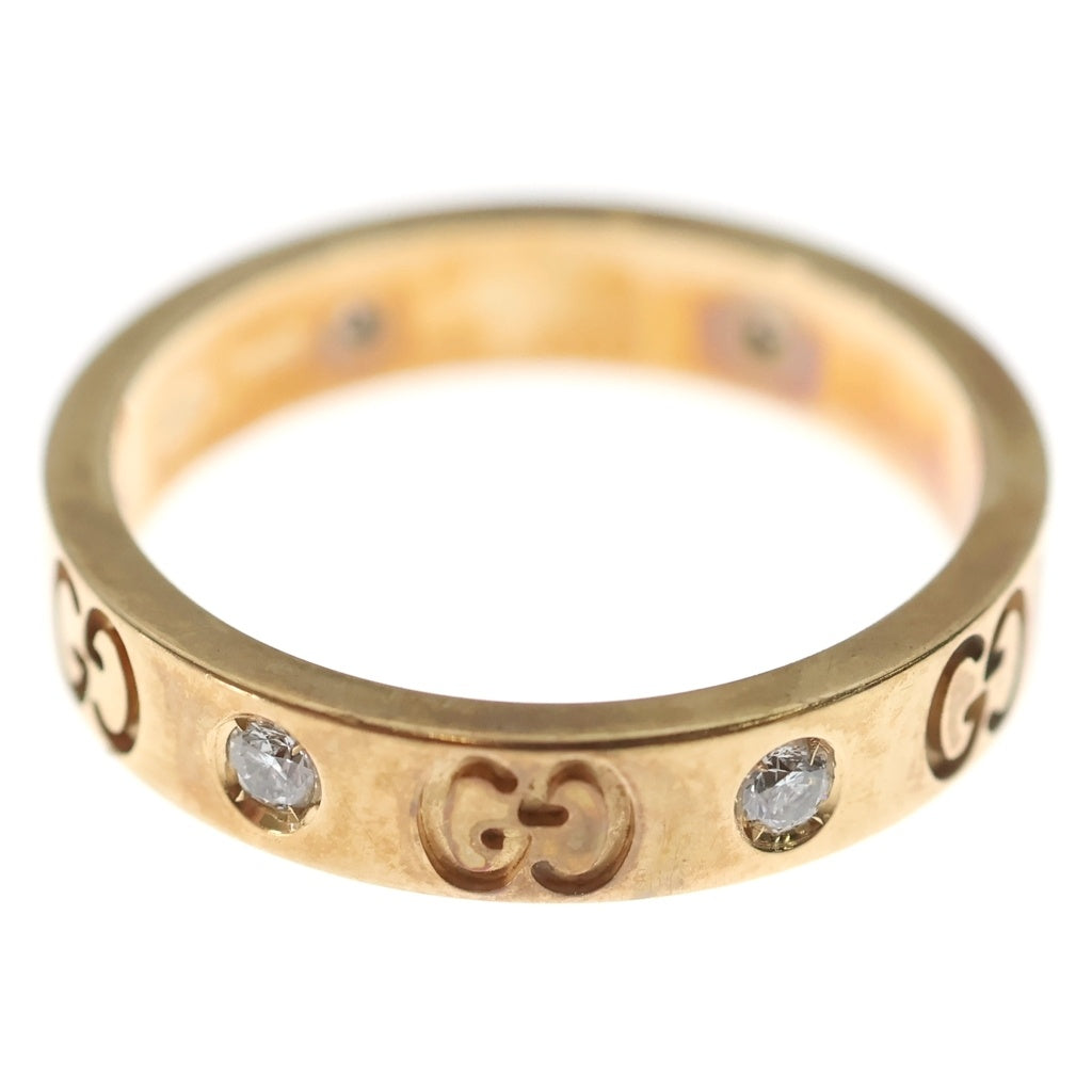 GUCCI(グッチ) アイコン 6Pダイヤ リング ピンクゴールド K18PG 5.0g #15 レディース