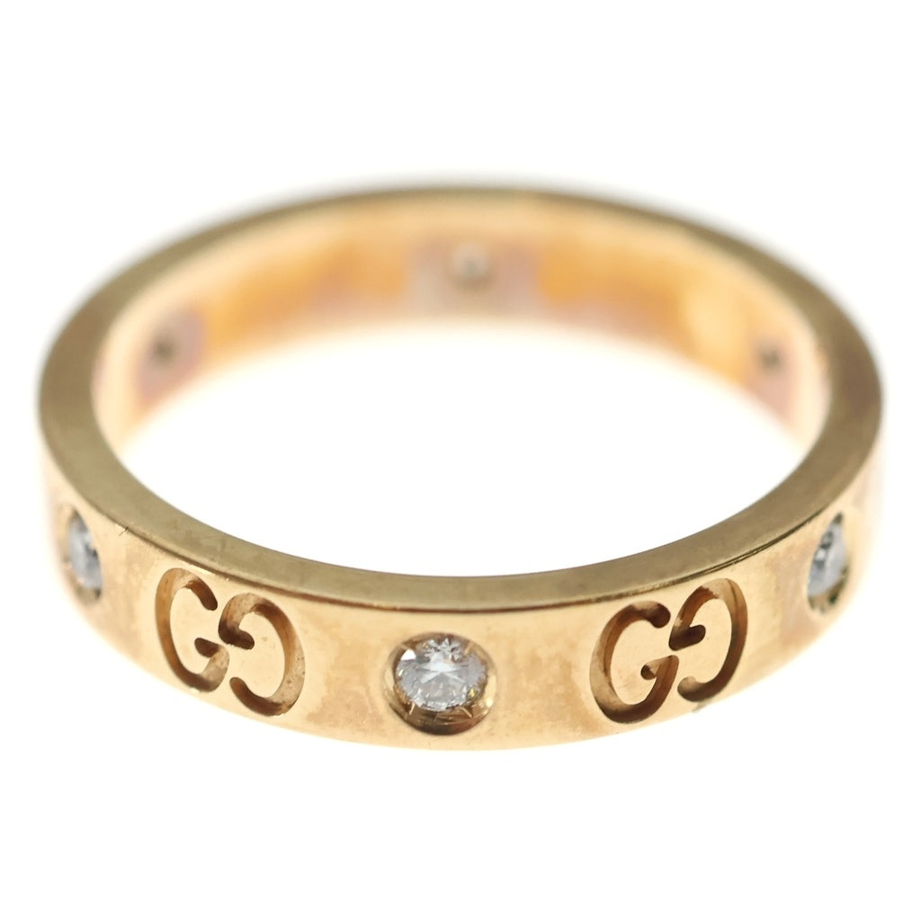 GUCCI(グッチ) アイコン 6Pダイヤ リング ピンクゴールド K18PG 5.0g #15 レディース