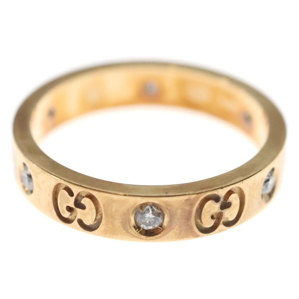 GUCCI(グッチ) アイコン 6Pダイヤ リング ピンクゴールド K18PG 5.0g #15 レディース