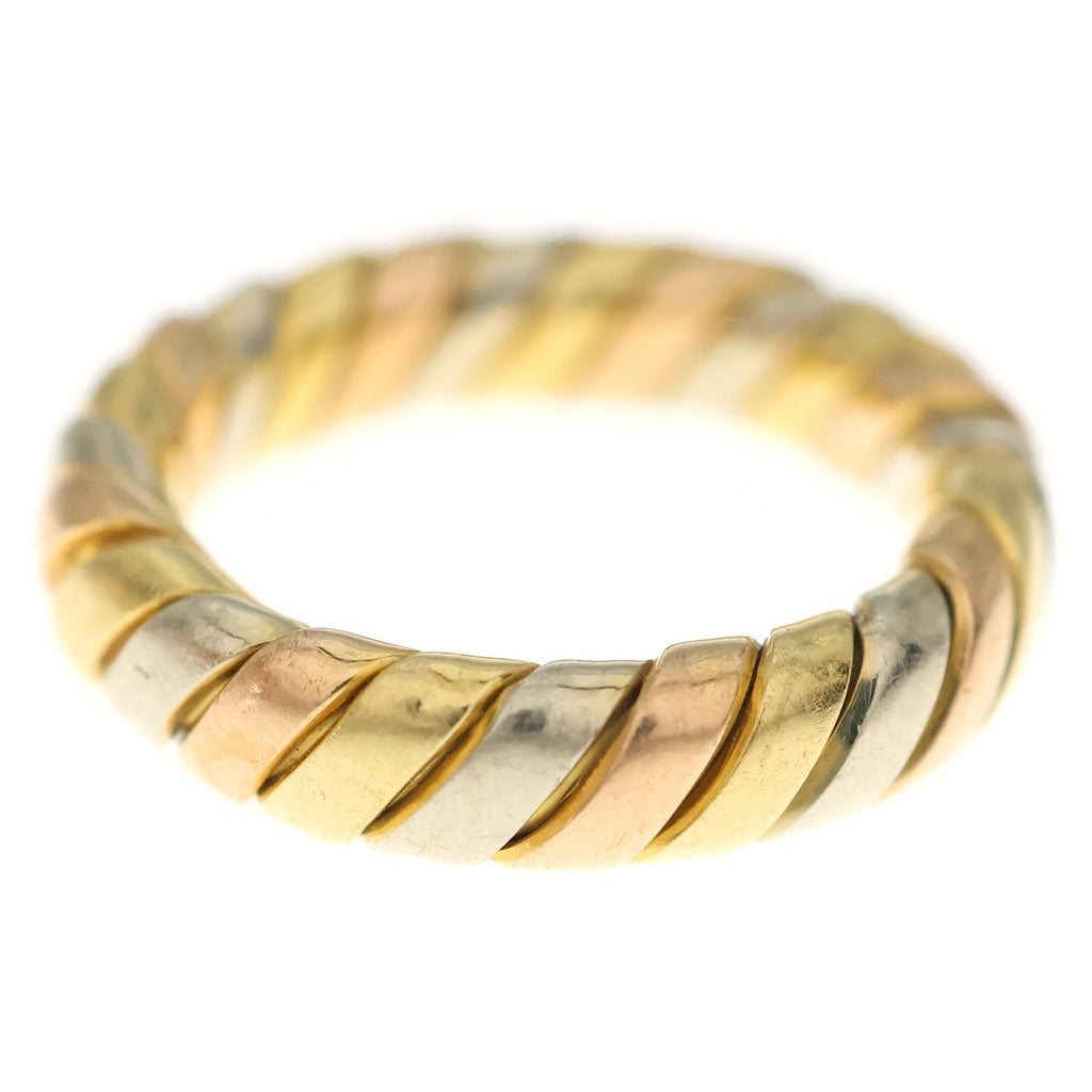 BVLGARI(ブルガリ) トュボガス リング ゴールド×シルバー×ピンクゴールド 750PG×750YG×750SV #9.5 レディース