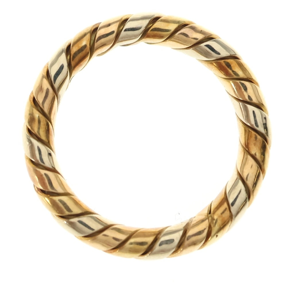 BVLGARI(ブルガリ) トュボガス リング ゴールド×シルバー×ピンクゴールド 750PG×750YG×750SV #14