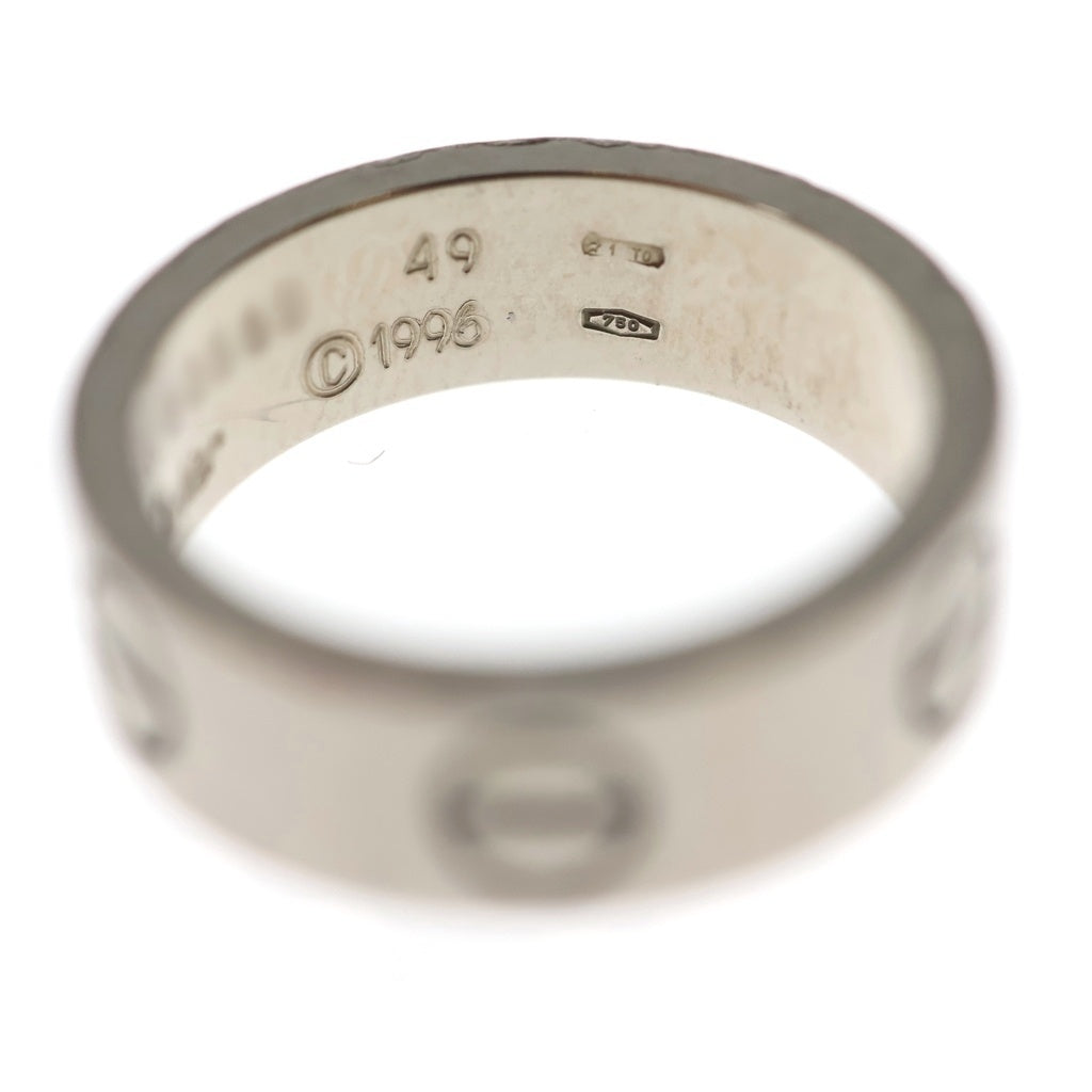 Cartier(カルティエ) ラブ リング ホワイトゴールド 750WG #46 レディース