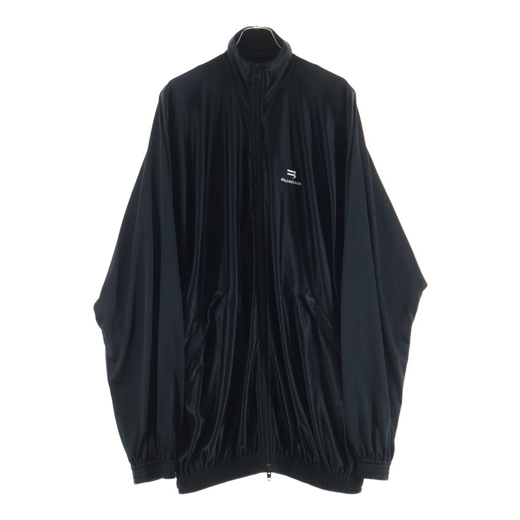 BALENCIAGA(バレンシアガ) 21SS Sports B Track Jacket Suit スポーツ B ロゴ刺繍 ジップアップ トラックジャケット ブラック 659071