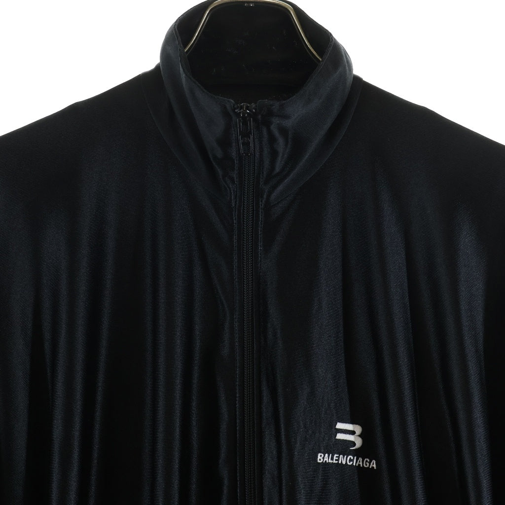 BALENCIAGA(バレンシアガ) 21SS Sports B Track Jacket Suit スポーツ B ロゴ刺繍 ジップアップ トラックジャケット ブラック 659071