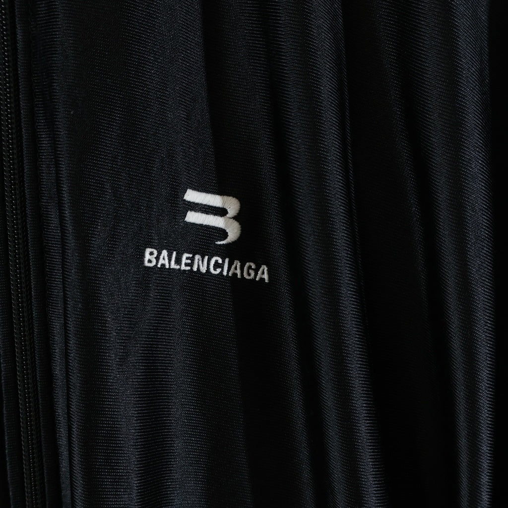 BALENCIAGA(バレンシアガ) 21SS Sports B Track Jacket Suit スポーツ B ロゴ刺繍 ジップアップ トラックジャケット ブラック 659071