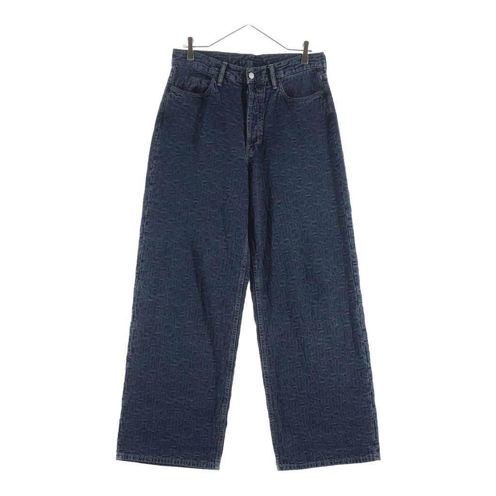 Acne Studios(アクネ ストゥディオズ) モノグラムバギーフィットジーンズ インディゴブルー デニム #46