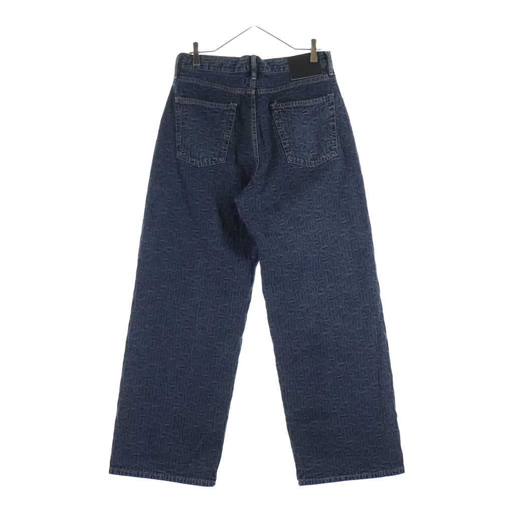Acne Studios(アクネ ストゥディオズ) モノグラムバギーフィットジーンズ インディゴブルー デニム #46