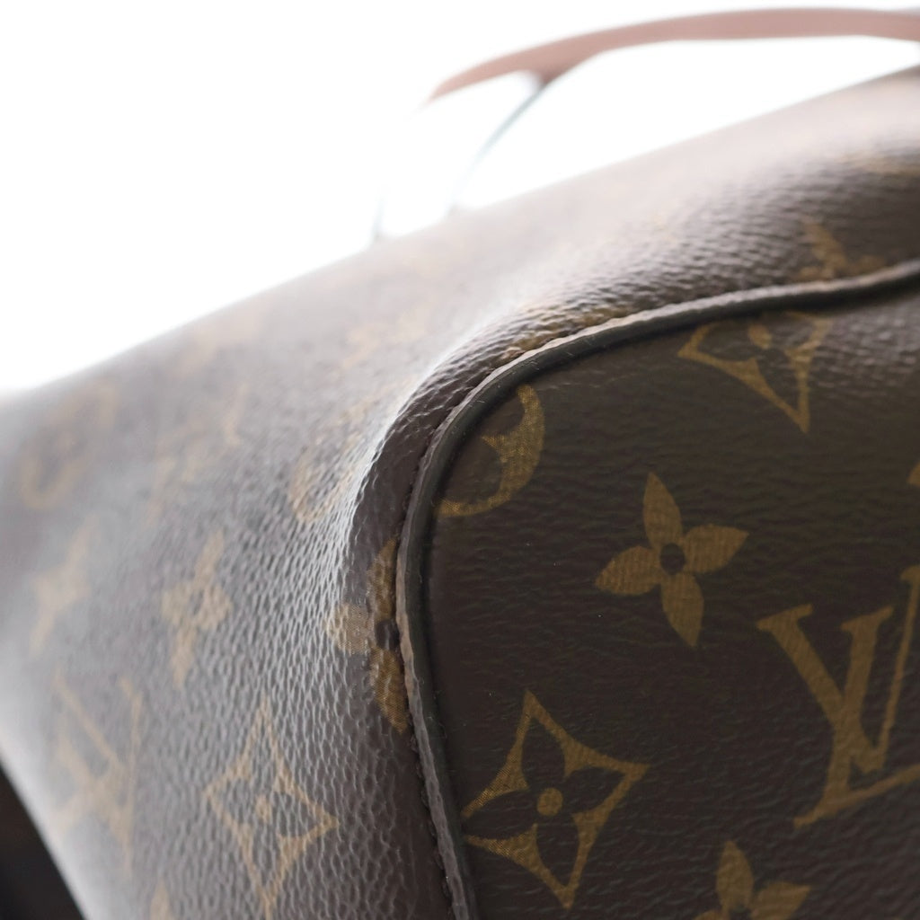 LOUIS VUITTON(ルイヴィトン) モノグラム ネオノエ PVC レザー ゴールド金具 ショルダーバッグ トートバッグ M44022 ブラウン/ローズプードル ピンク レディース