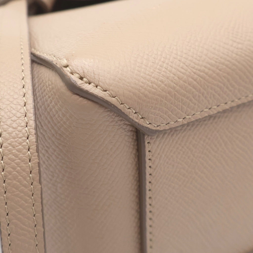 CELINE(セリーヌ) ピコ ベルトバッグ レザー 2WAY ショルダーバッグ ハンドバッグ ベージュ レディース