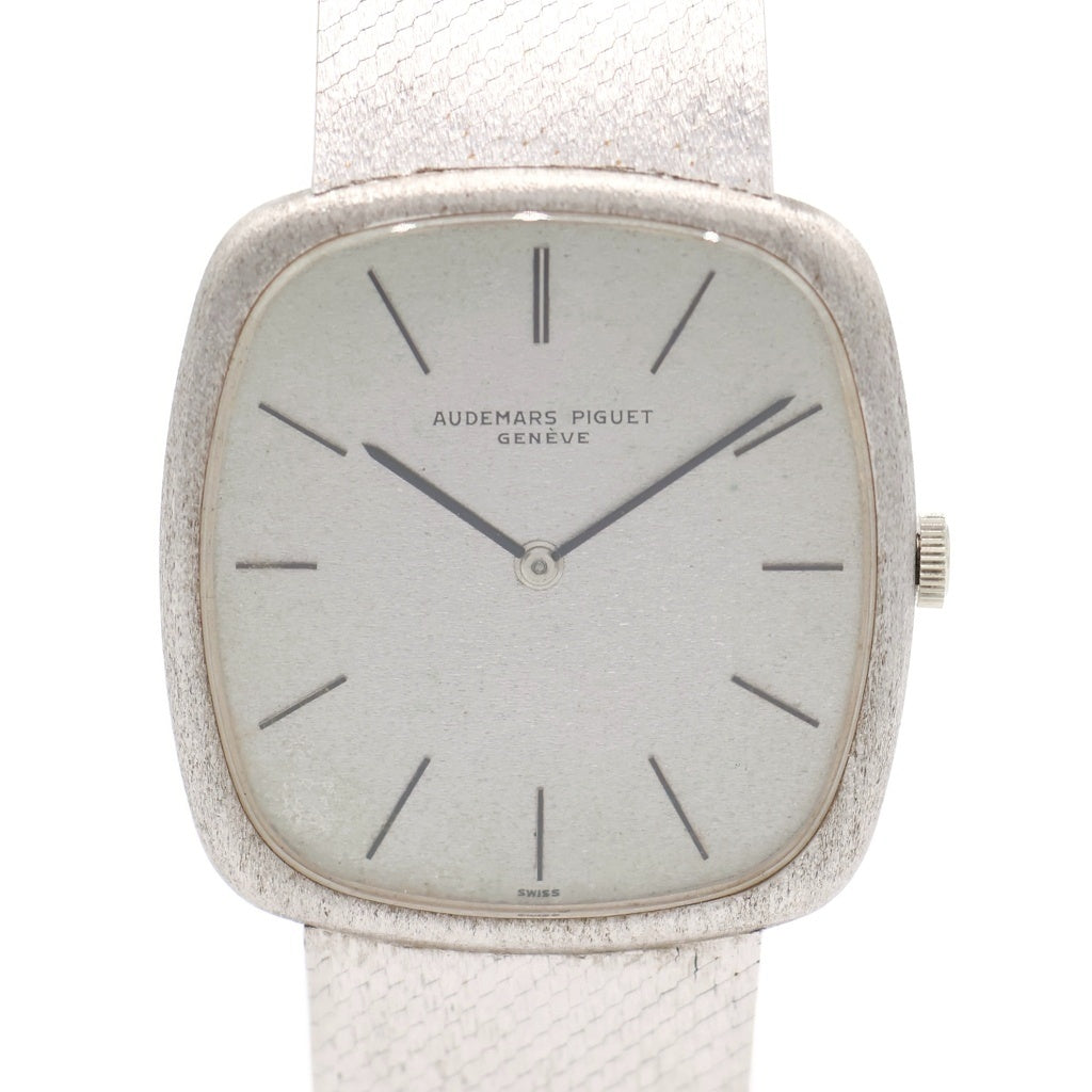 AUDEMARS PIGUET(オーデマ ピゲ) ゴールデンエリプス シルバー文字盤 WG/手巻き ホワイトゴールド 金無垢 腕時計 レディース