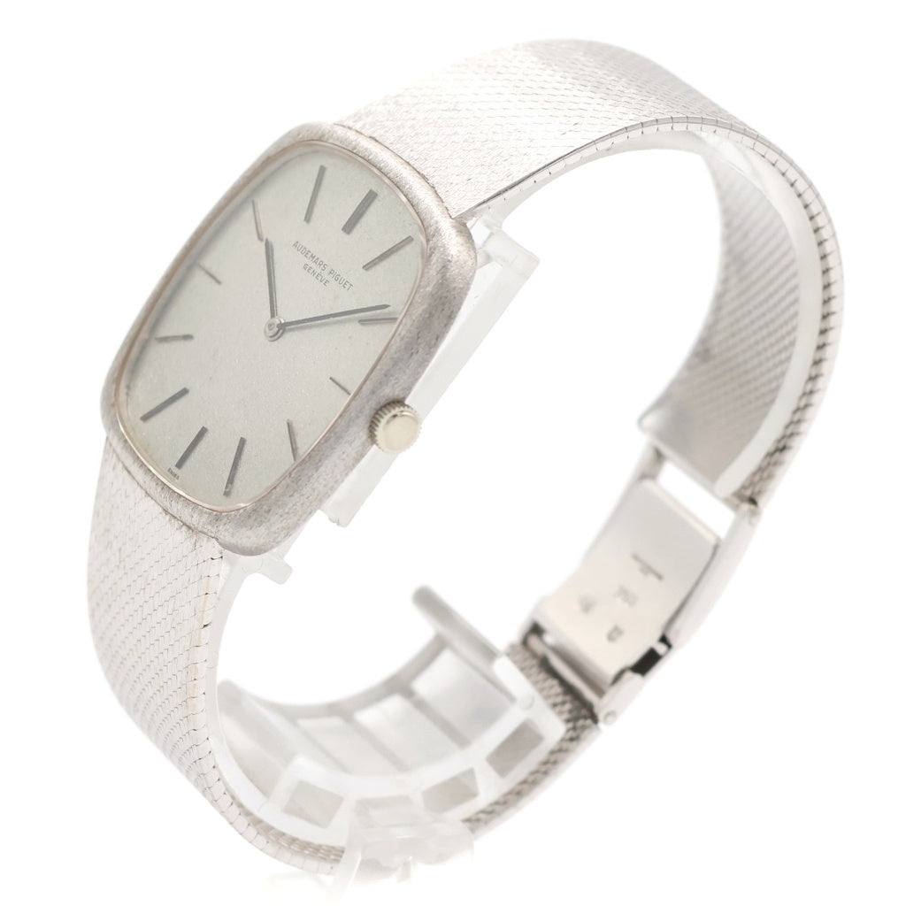 AUDEMARS PIGUET(オーデマ ピゲ) ゴールデンエリプス シルバー文字盤 WG/手巻き ホワイトゴールド 金無垢 腕時計 レディース