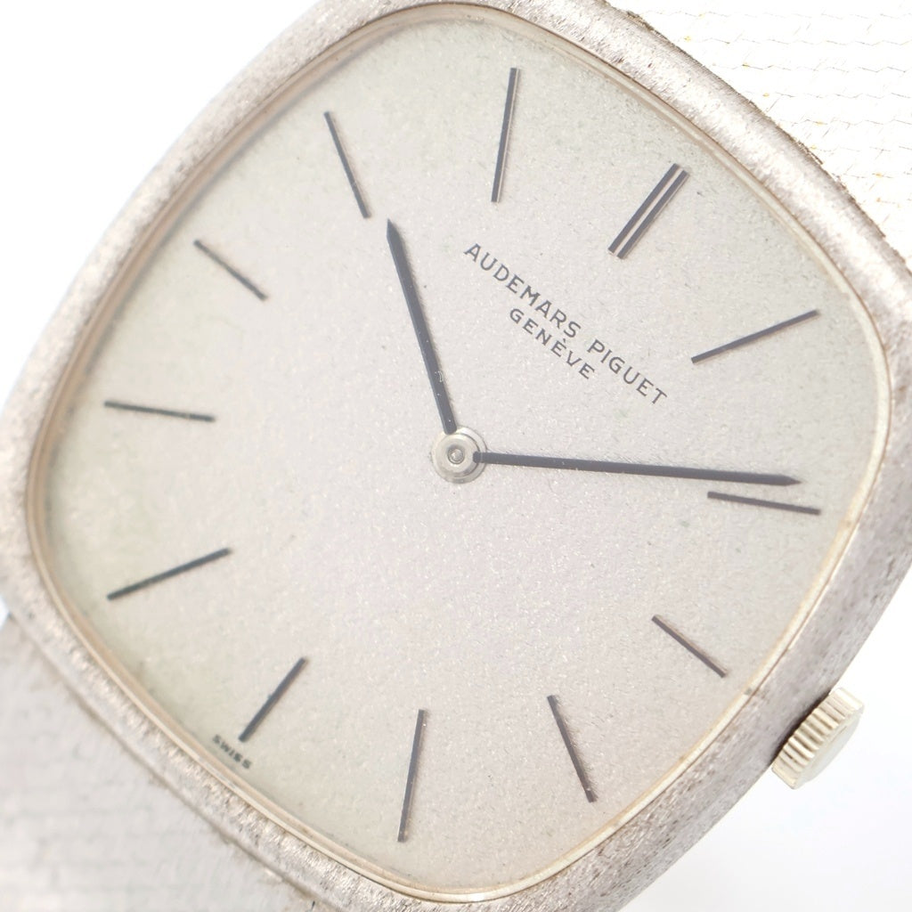 AUDEMARS PIGUET(オーデマ ピゲ) ゴールデンエリプス シルバー文字盤 WG/手巻き ホワイトゴールド 金無垢 腕時計 レディース