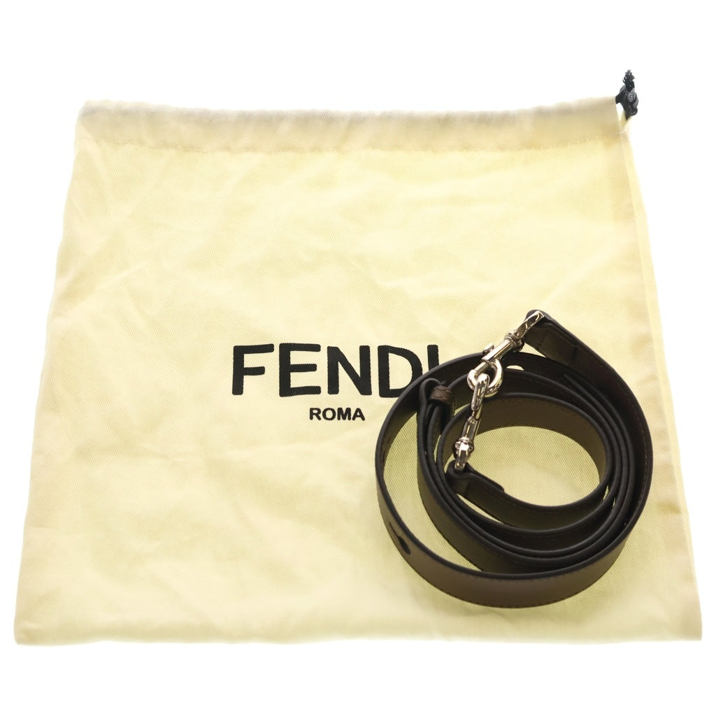 FENDI(フェンディ) バイザウェイ 2WAYバッグ ショルダーバッグ ハンドバッグ ズッカ柄×ブラウン レザー 8BL146 シルバー金具 レディース