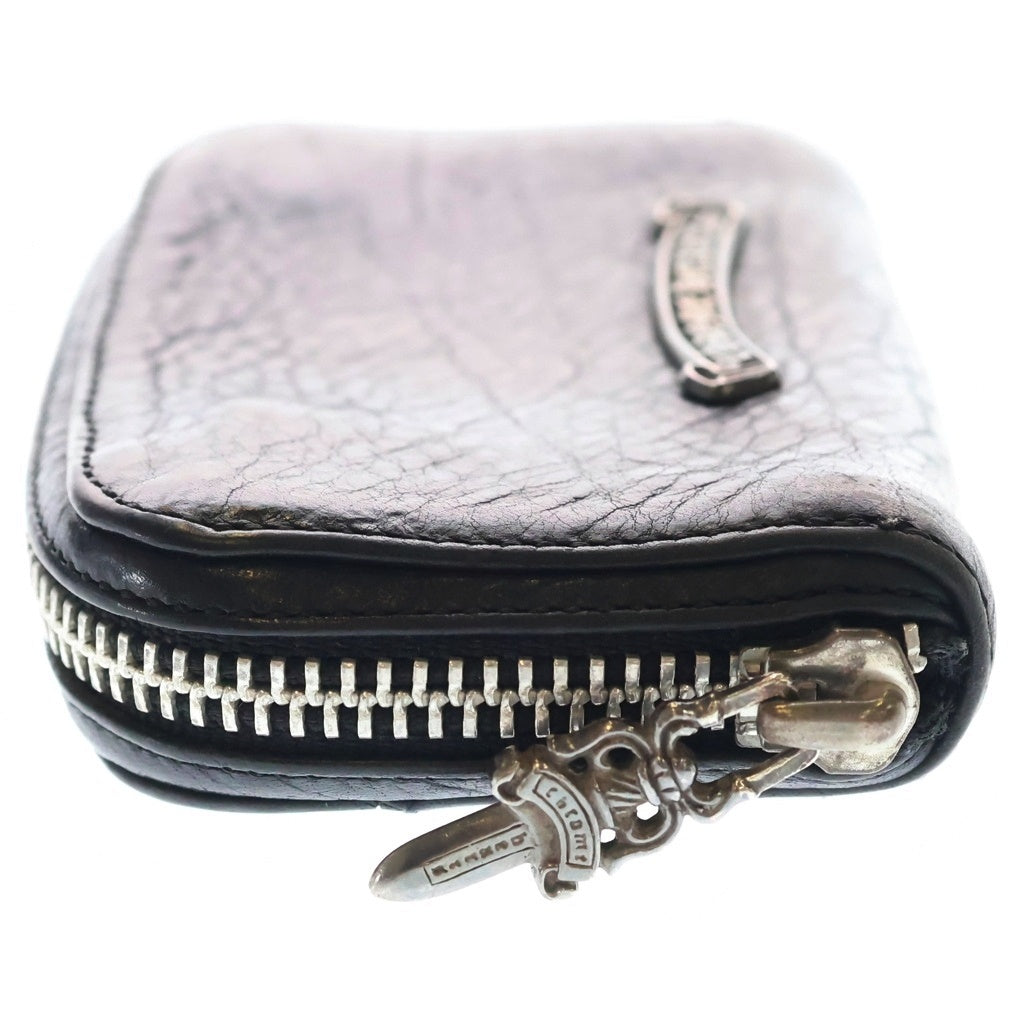 CHROME HEARTS(クロムハーツ) COIN CASE コインケース レザー ダガージップ 財布 ブラック