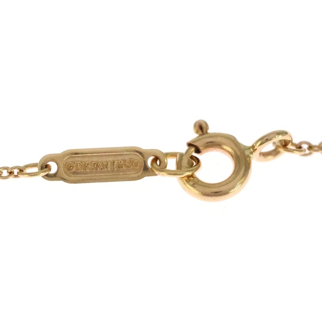 TIFFANY & Co.(ティファニー) ボウ リボン ネックレス ペンダント チェーン イエローゴールド 750YG レディース