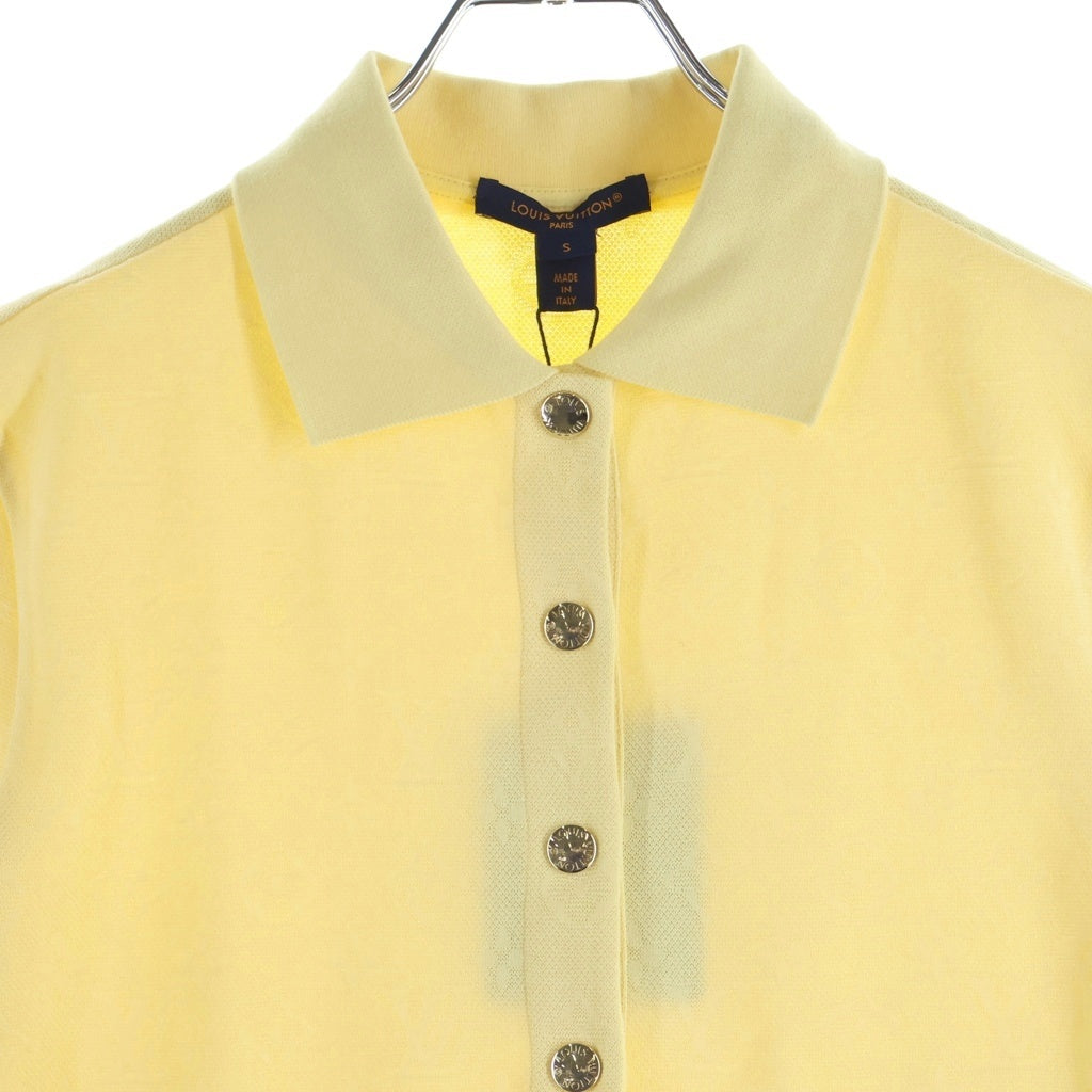 LOUIS VUITTON(ルイヴィトン) モノグラムピケポロドレス ワンピース イエロー コットン RW242WD DYM FRJD15 レディース