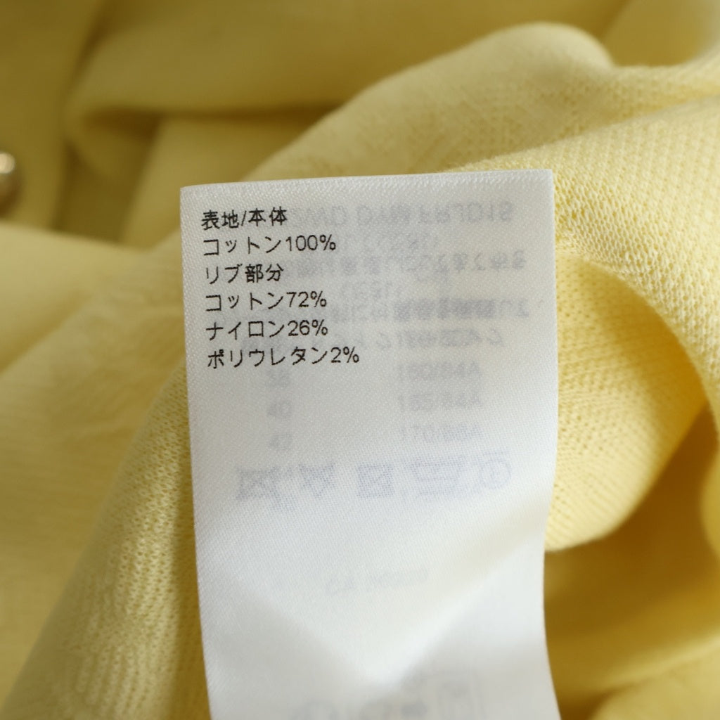 LOUIS VUITTON(ルイヴィトン) モノグラムピケポロドレス ワンピース イエロー コットン RW242WD DYM FRJD15 レディース