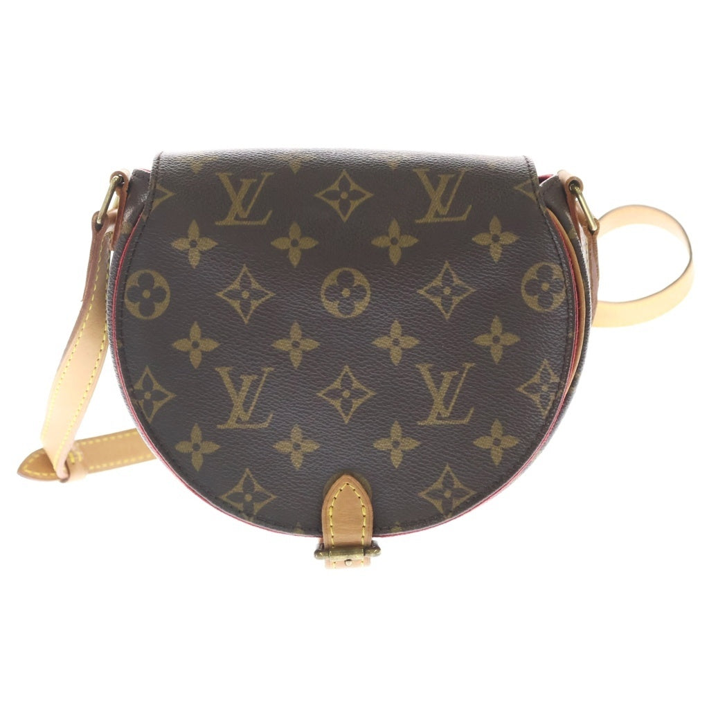 LOUIS VUITTON(ルイヴィトン) モノグラム タンブラン ショルダーバッグ ブラウン レザー×PVC M51179 ゴールド金具 レディース