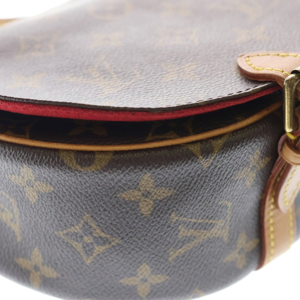 LOUIS VUITTON(ルイヴィトン) モノグラム タンブラン ショルダーバッグ ブラウン レザー×PVC M51179 ゴールド金具 レディース