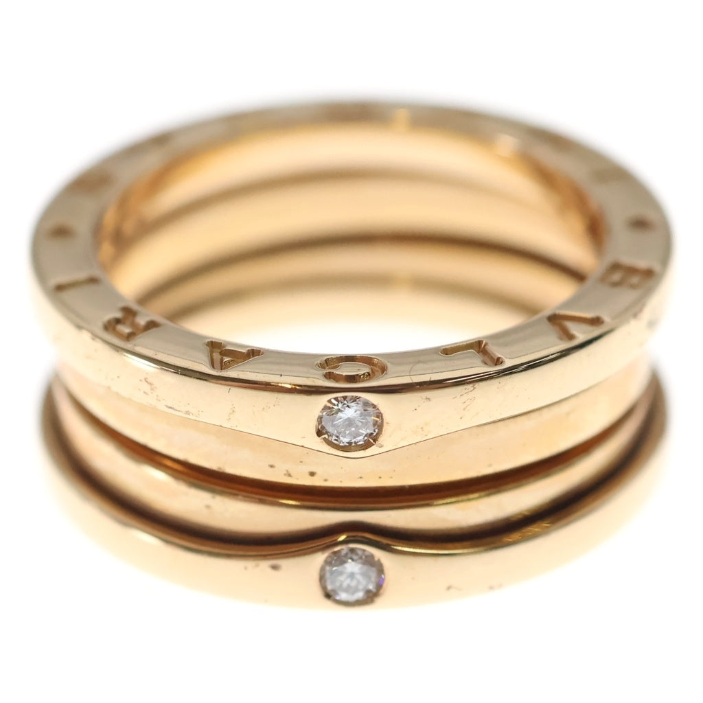 BVLGARI(ブルガリ) ビーゼロワン リング ダイヤ ピンクゴールド 2PD 750PG #53