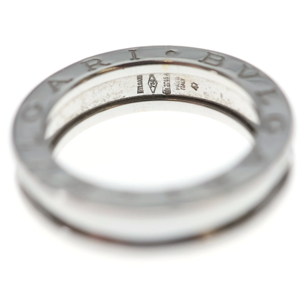 BVLGARI(ブルガリ) ビーゼロワン 1バンド リング ホワイトゴールド K18WG #8 レディース