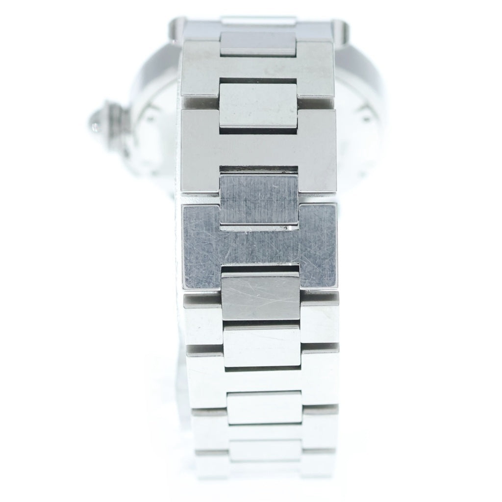Cartier(カルティエ) パシャC ビッグデイト 白文字盤 自動巻き 腕時計 シルバー W31044M7