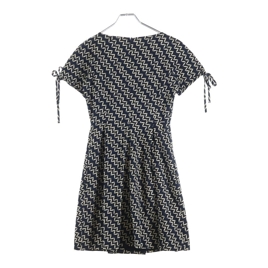 MAX&CO(マックス アンド コー) MAX&co マックスアンドコー ひざ丈半袖ワンピース ネイビー #36 レディース