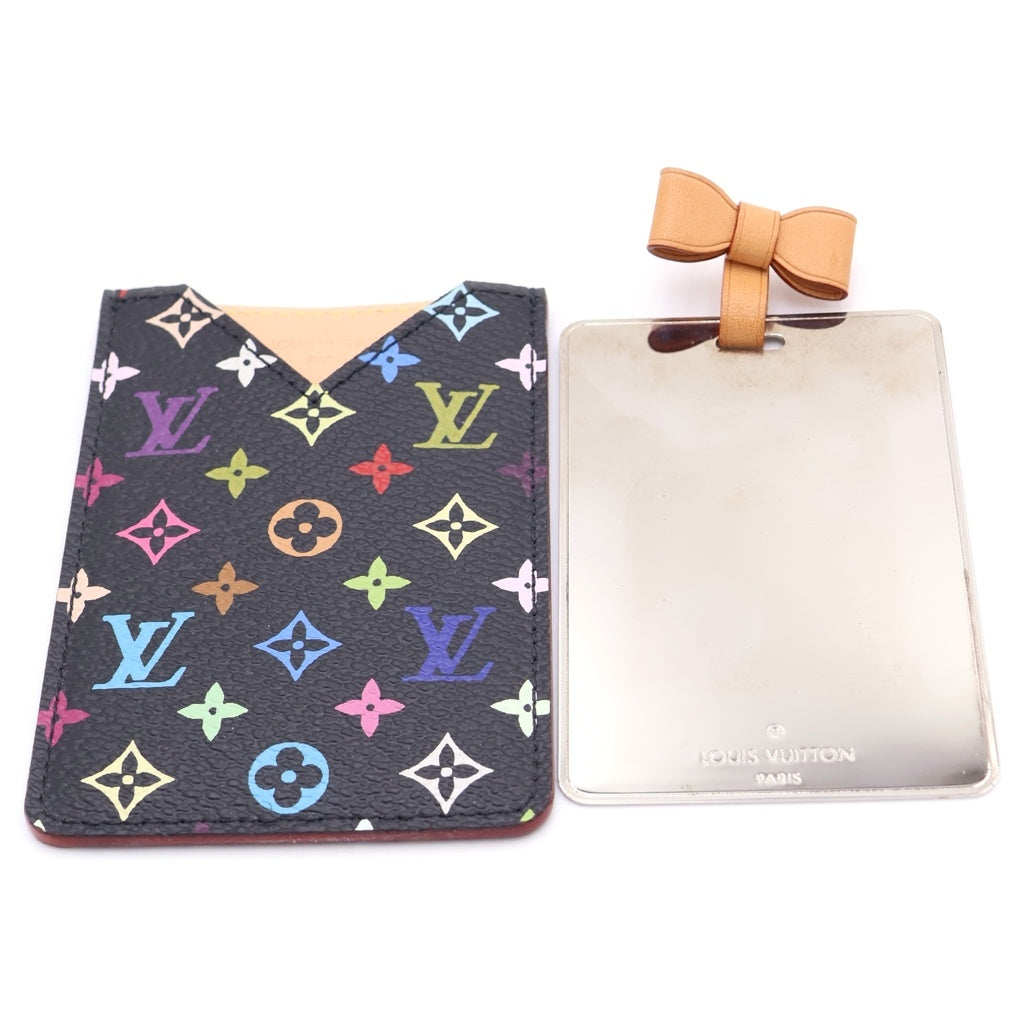 LOUIS VUITTON(ルイヴィトン) モノグラム マルチカラー エテュイ ロワール ミラー ブラック PVC M92650 レディース