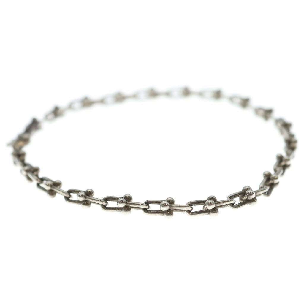 TIFFANY & Co.(ティファニー) ハードウェア マイクロリンク ブレスレット チェーン シルバー SV925 レディース