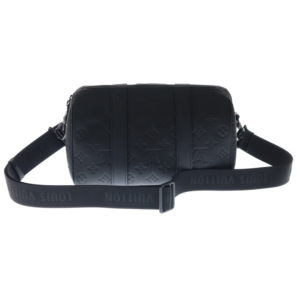 LOUIS VUITTON(ルイヴィトン) シティ キーポル モノグラム シャドウレザー ショルダーバッグ ノワール ブラック M26750 RFID