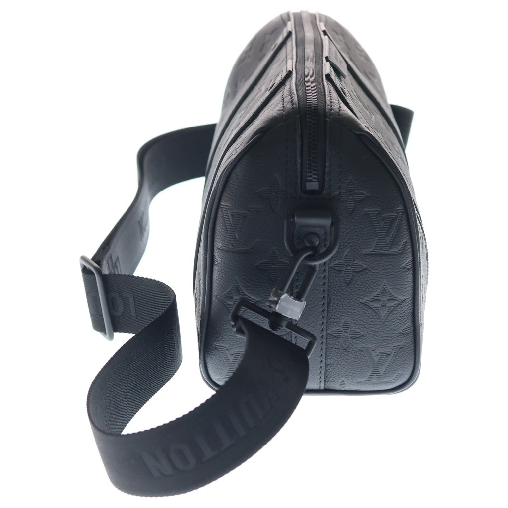 LOUIS VUITTON(ルイヴィトン) シティ キーポル モノグラム シャドウレザー ショルダーバッグ ノワール ブラック M26750 RFID